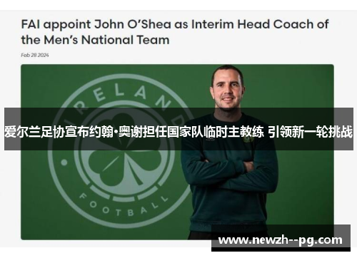 爱尔兰足协宣布约翰·奥谢担任国家队临时主教练 引领新一轮挑战